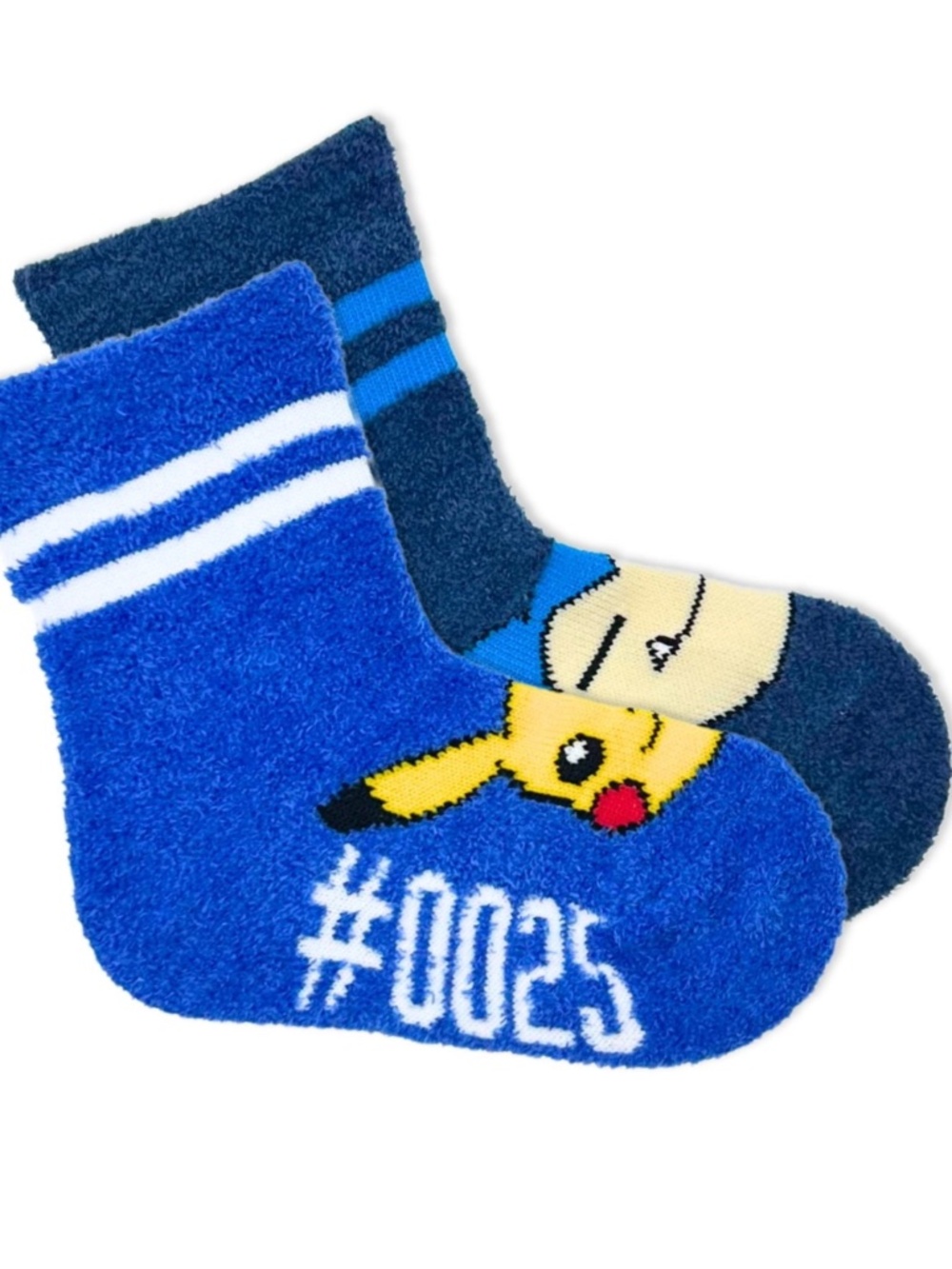 Pokemon Boys 2 PK Socks Size M/L NWT